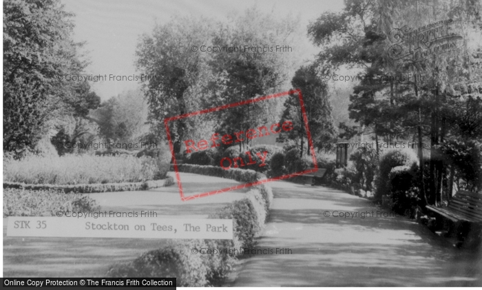 Photo of Stockton On Tees, The Park c.1955
