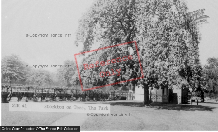 Photo of Stockton On Tees, The Park c.1960