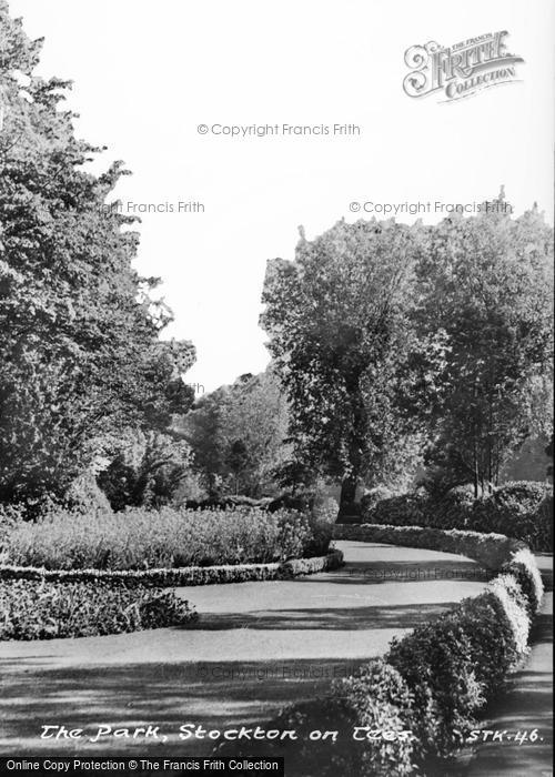 Photo of Stockton On Tees, The Park c.1960