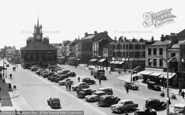 Photo of Stockton On Tees, Town Hall c.1955