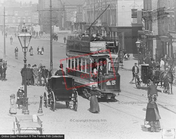 Photo of Stockton On Tees, Traffic In High Street 1899