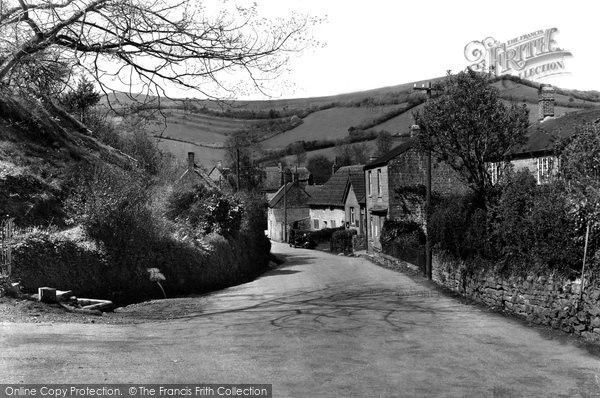 Photo of Stoke Abbott, Village c.1955
