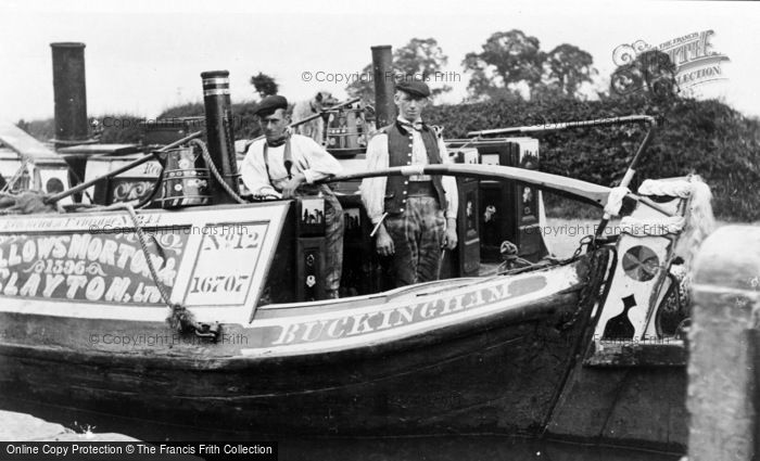 Photo of Stoke Bruerne, A Steamer And Her Crew c.1900