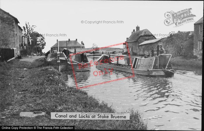 Photo of Stoke Bruerne, Canal And Locks c.1955
