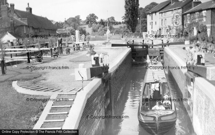 Photo of Stoke Bruerne, The Locks c.1955