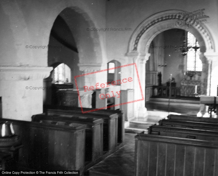 Photo of Stoke Charity, St Michael's Church Interior 1958