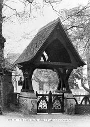 Church, The Lychgate c.1960, Stoke D'Abernon