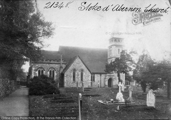 Photo of Stoke D'Abernon, St Mary's Church 1888