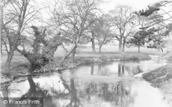 The River From The Slyfield Bridge c.1960, Stoke D'Abernon
