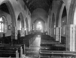 Church Interior 1934, Stoke Fleming