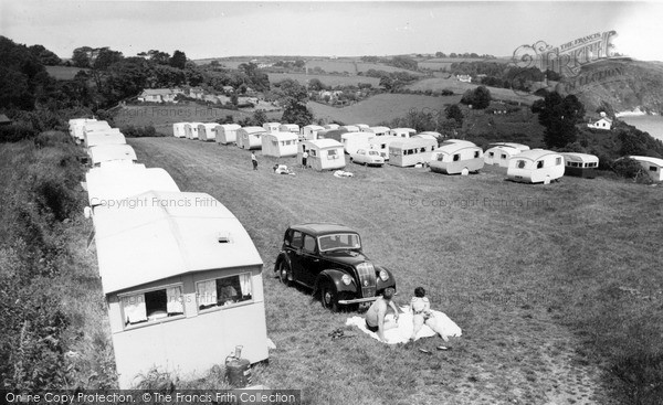 Photo of Stoke Fleming, The Caravan Site c.1960