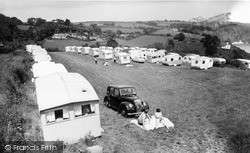 The Caravan Site c.1960, Stoke Fleming