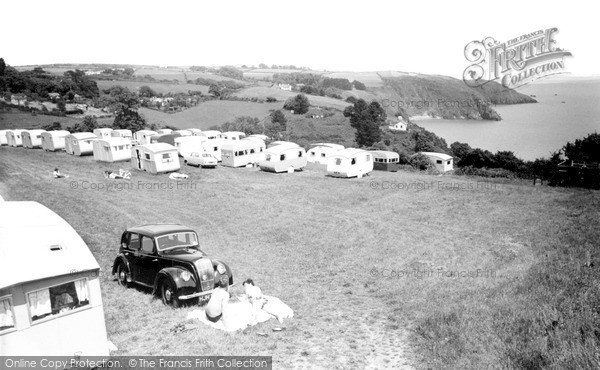 Photo of Stoke Fleming, The Caravan Site c.1960