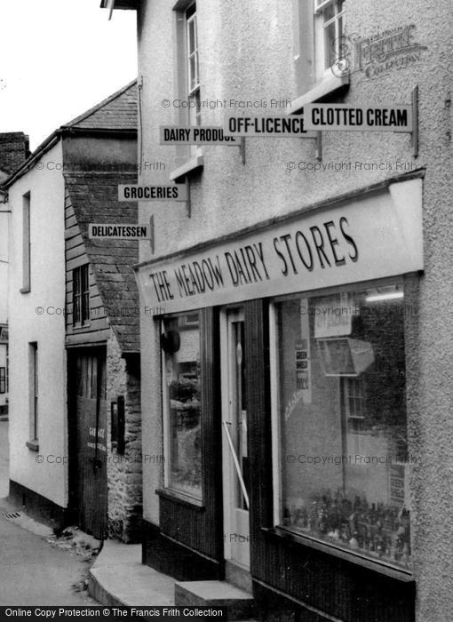 Photo of Stoke Fleming, The Meadow Dairy Stores c.1965