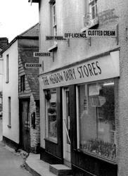 The Meadow Dairy Stores c.1965, Stoke Fleming