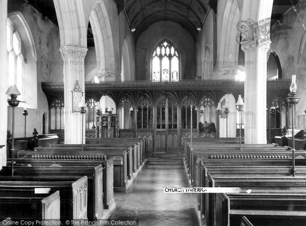 Photo of Stoke Gabriel, Church Interior c.1960