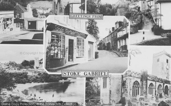 Photo of Stoke Gabriel, Composite c.1960