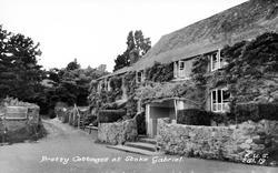 Cottages c.1960, Stoke Gabriel