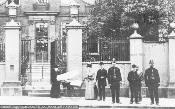 Photo of Stoke Newington, Outside The Invalid Asylum 1890