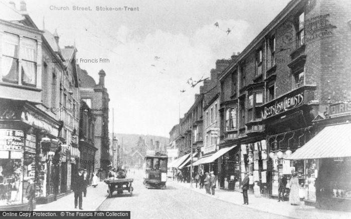 Photo of Stoke On Trent, Church Street c.1900