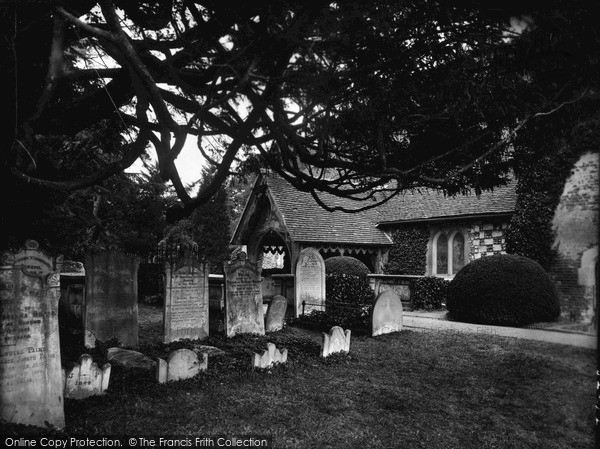 Photo of Stoke Poges, Church And Old Yew Tree 1929