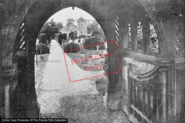 Photo of Stoke Poges, Church From Lychgate 1929