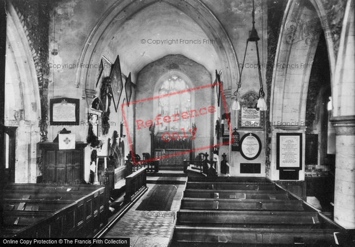 Photo of Stoke Poges, Church Interior 1929