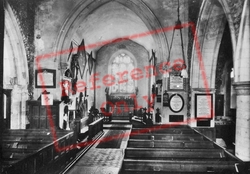 Church Interior 1929, Stoke Poges