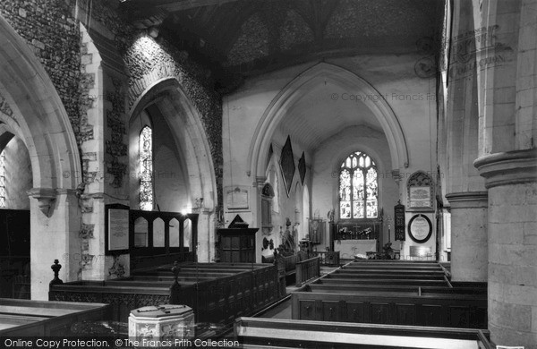 Photo of Stoke Poges, Church Interior c.1959