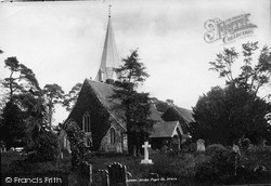Church Of St Giles 1895, Stoke Poges