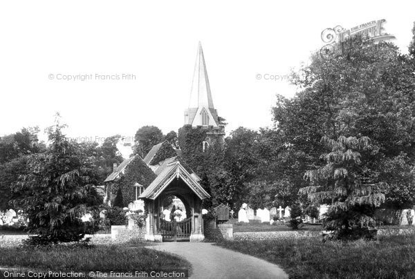 Photo of Stoke Poges, Church Of St Giles And Lychgate 1895