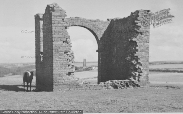 Photo of Stoke, Ruins And Church c.1955