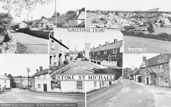 Photo of Stoke St Michael, Composite c.1955