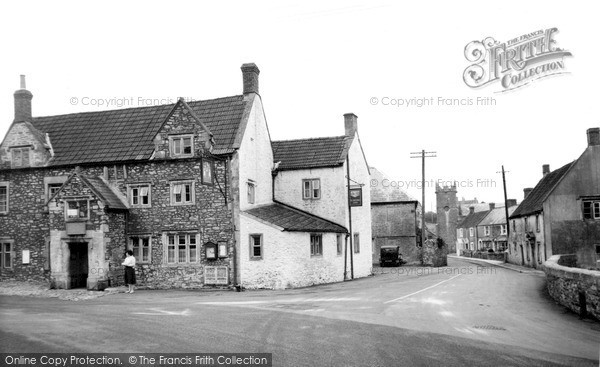 Photo of Stoke St Michael, Knatchbull Arms And Church Street c.1950