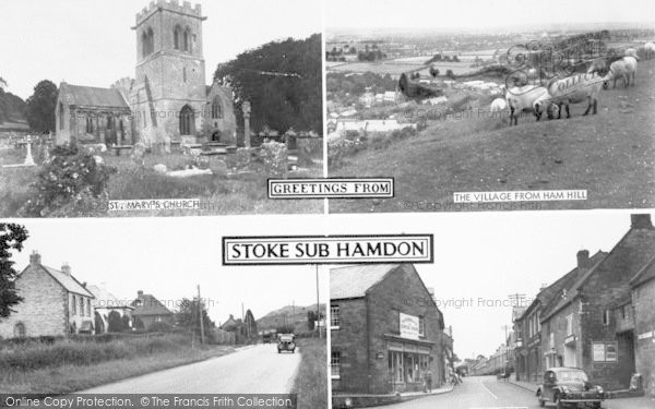 Photo of Stoke Sub Hamdon, Composite c.1955