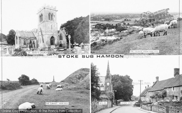 Photo of Stoke Sub Hamdon, Composite c.1955