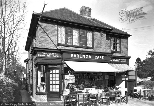 Photo of Stokenchurch, Karenza Cafe c.1955