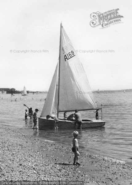 Photo of Stokes Bay, A Sailing Dinghy c.1960