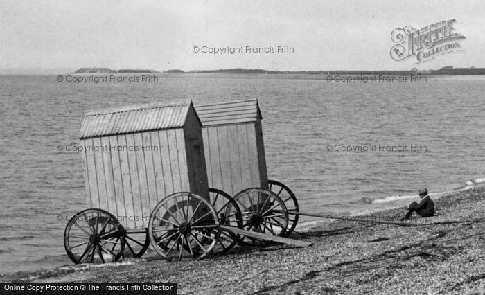 Photo of Stokes Bay, Beach Huts 1898