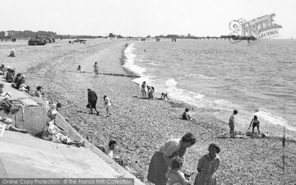 Photo of Stokes Bay, c.1955