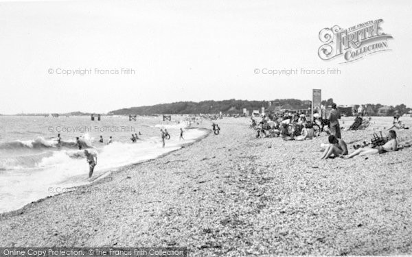 Photo of Stokes Bay, c.1955