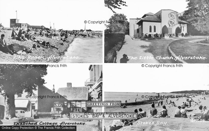 Photo of Stokes Bay, Composite c.1955