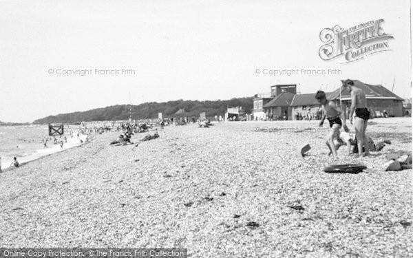 Photo of Stokes Bay, The Beach c.1955