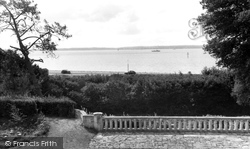 The Solent From Alverbank House c.1960, Stokes Bay
