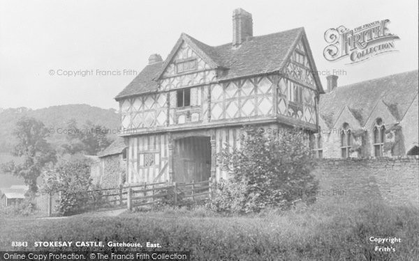 Photo of Stokesay, Castle, Gatehouse East 1931