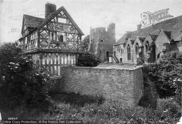Photo of Stokesay, Castle, The Grass Grown Moat 1910