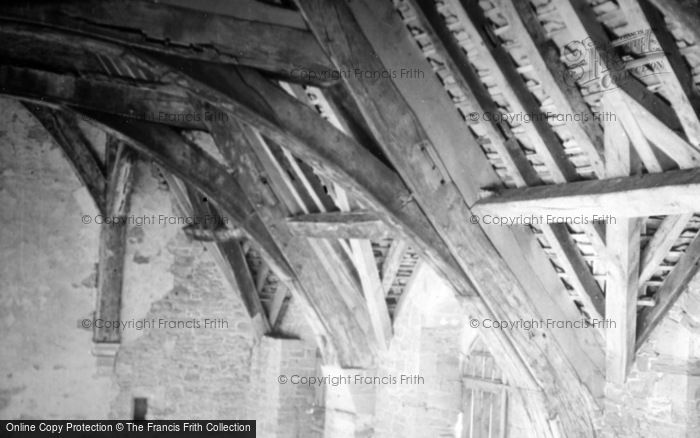 Photo of Stokesay, Castle, The Roof Beams 1948