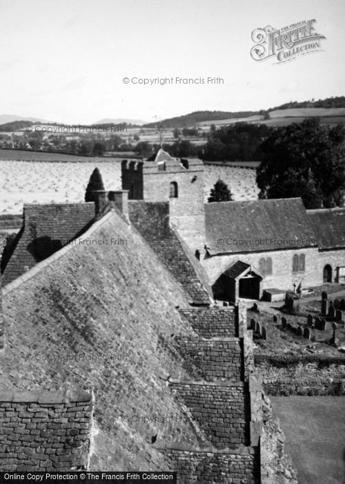 Photo of Stokesay, Church From The Castle 1948