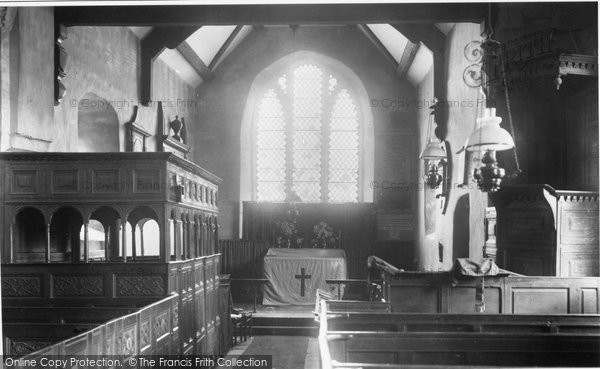 Photo of Stokesay, Church Interior 1903