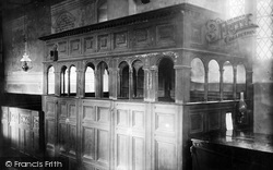 Church, Old Pew 1903, Stokesay